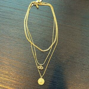 Electric picks necklace stack. 3 necklaces.